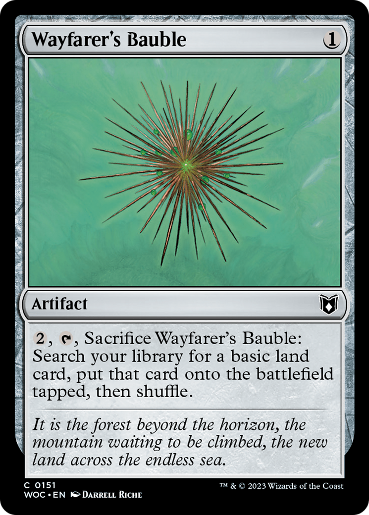 Wayfarer's Bauble (WOC-151) [Wilds of Eldraine Commander] MTG Single Wizards of the Coast