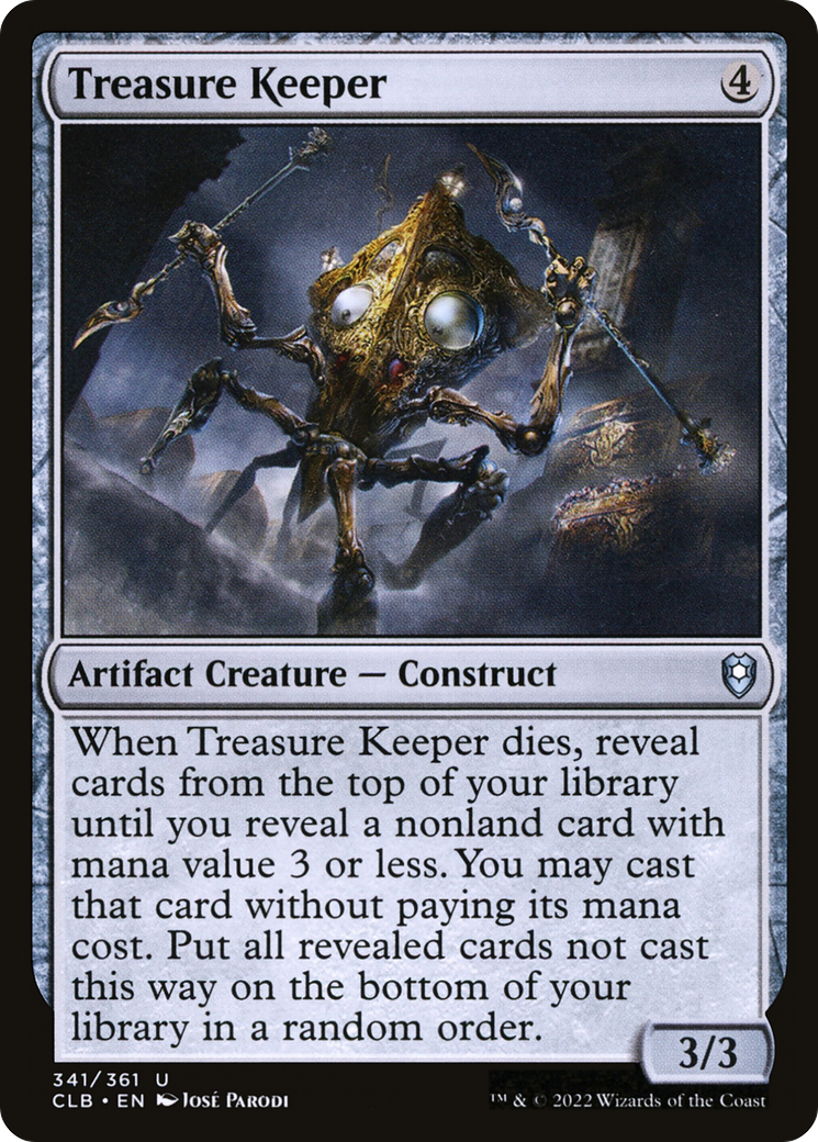 Treasure Keeper (CLB-341) [Commander Legends: Battle for Baldur's Gate] MTG Single Wizards of the Coast