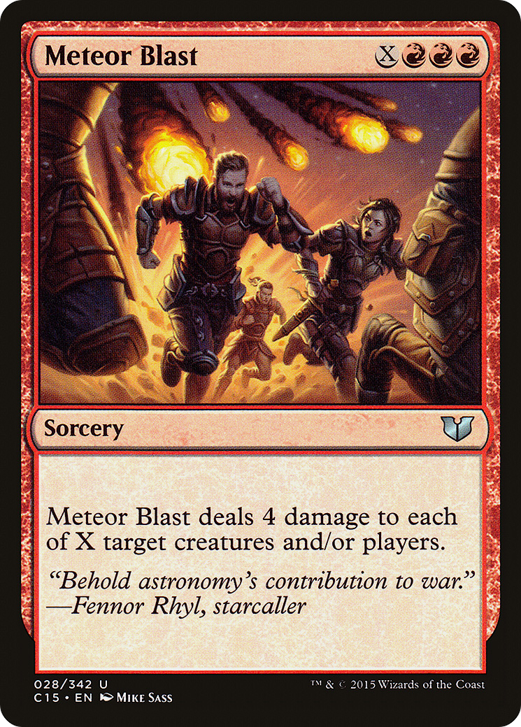 Meteor Blast (C15-028) [Commander 2015] MTG Single Wizards of the Coast