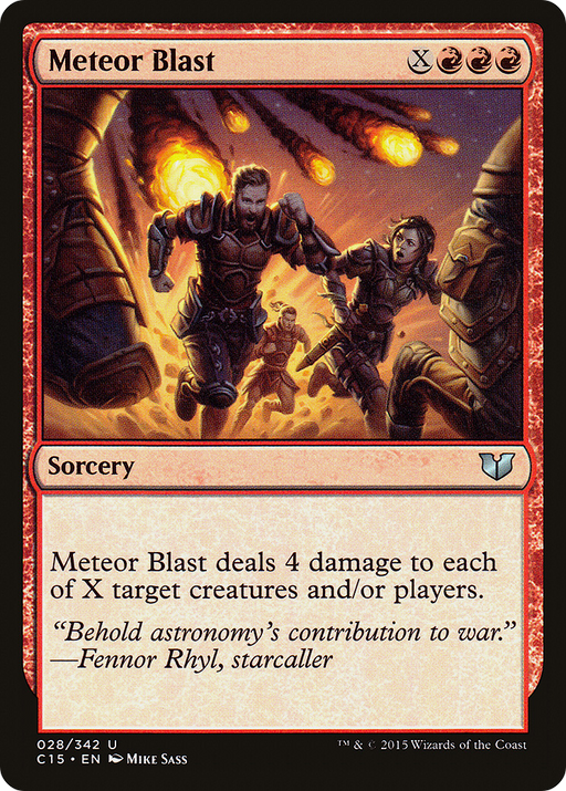 Meteor Blast (C15-028) [Commander 2015] MTG Single Wizards of the Coast