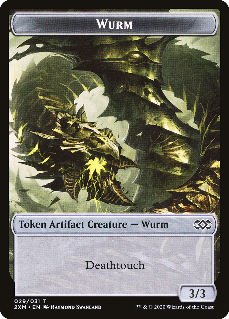 Wurm (T2XM-029) [Tokens] Double Masters Tokens Foil MTG Single Wizards of the Coast