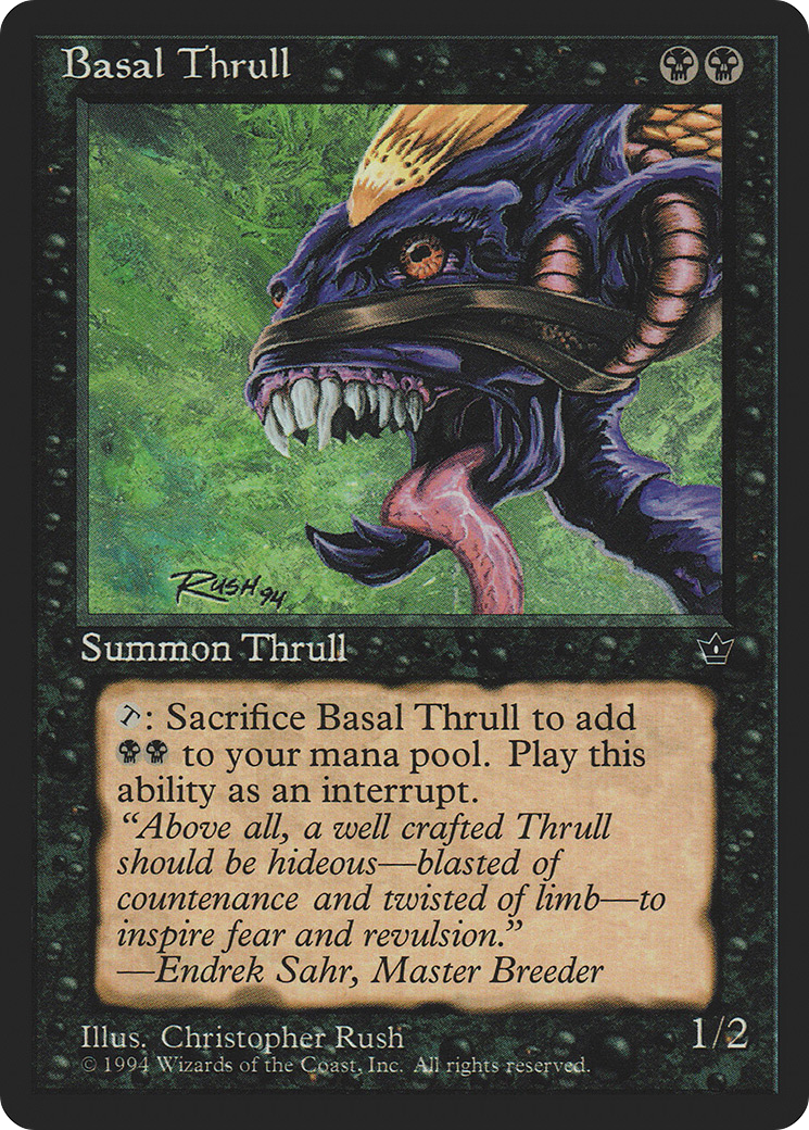 Basal Thrull (FEM-34D) [Fallen Empires] MTG Single Wizards of the Coast