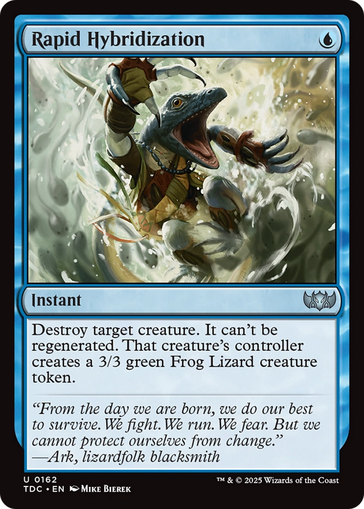 Rapid Hybridization (TDC-162) [Commander: Tarkir: Dragonstorm] MTG Single Wizards of the Coast