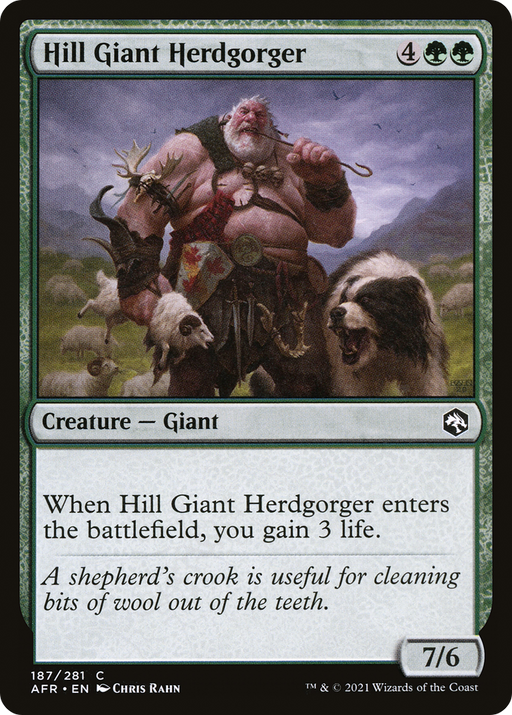 Hill Giant Herdgorger (AFR-187) [Adventures in the Forgotten Realms] Foil MTG Single Wizards of the Coast
