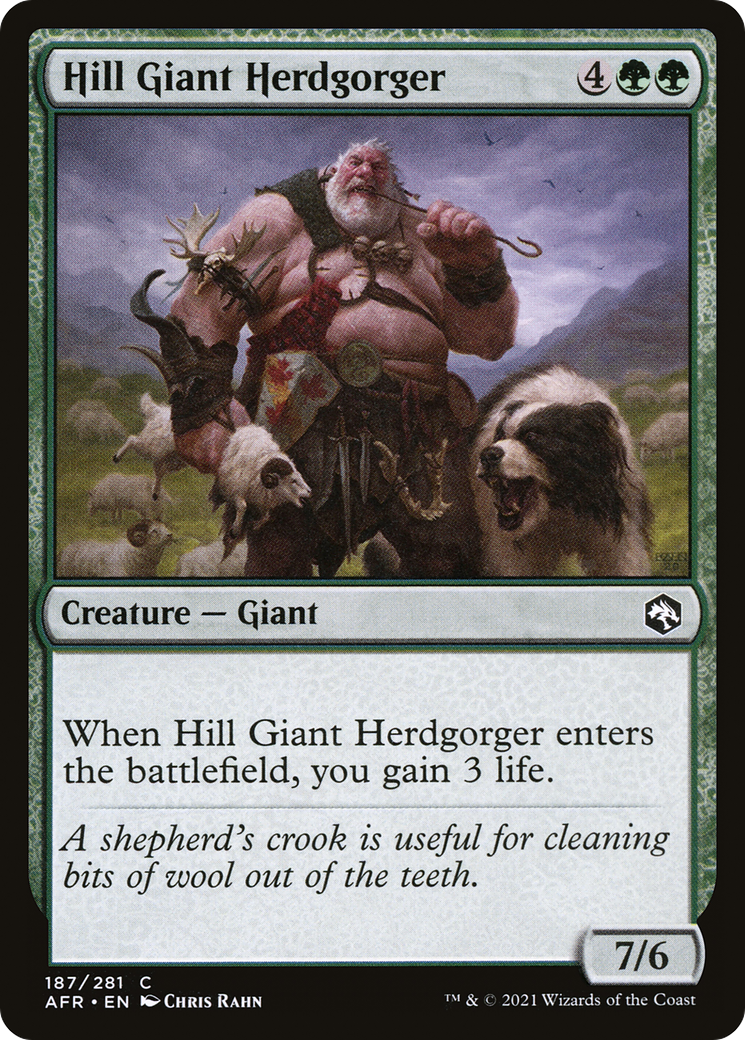 Hill Giant Herdgorger (AFR-187) [Adventures in the Forgotten Realms] MTG Single Wizards of the Coast