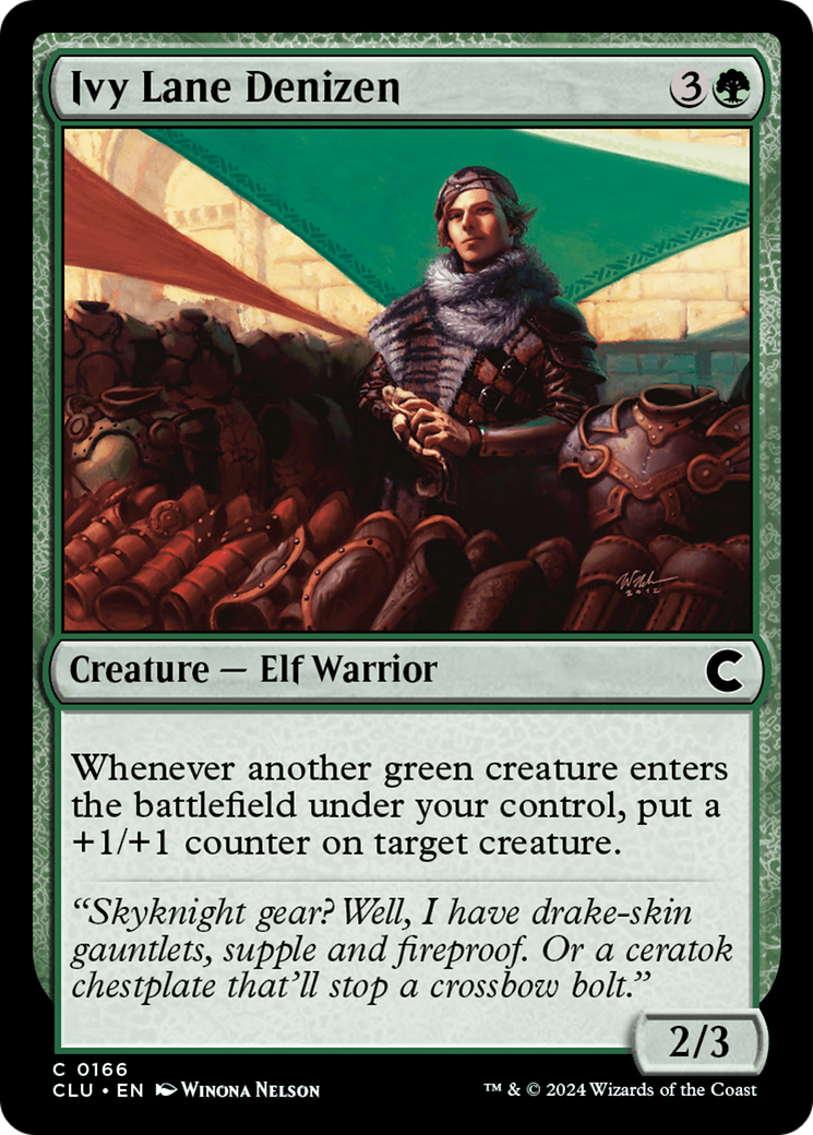 Ivy Lane Denizen (CLU-166) [Ravnica: Clue Edition] MTG Single Wizards of the Coast