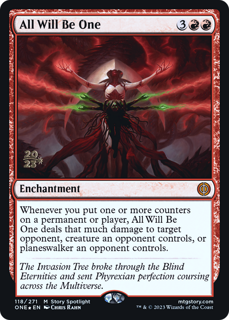 All Will Be One [Phyrexia: All Will Be One Prerelease Promos] MTG Single Magic: The Gathering