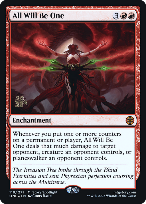 All Will Be One (PRE-118) [Phyrexia: All Will Be One Promos] Foil MTG Single Wizards of the Coast