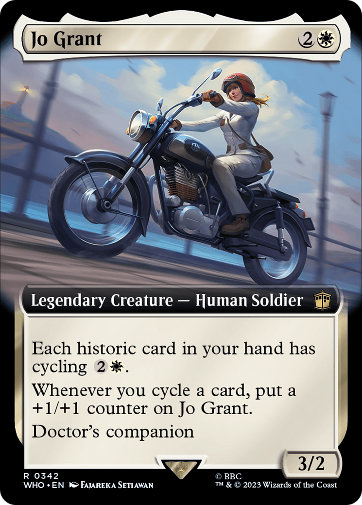 Jo Grant (WHO-342) [Doctor Who] (Extended Art) MTG Single Wizards of the Coast