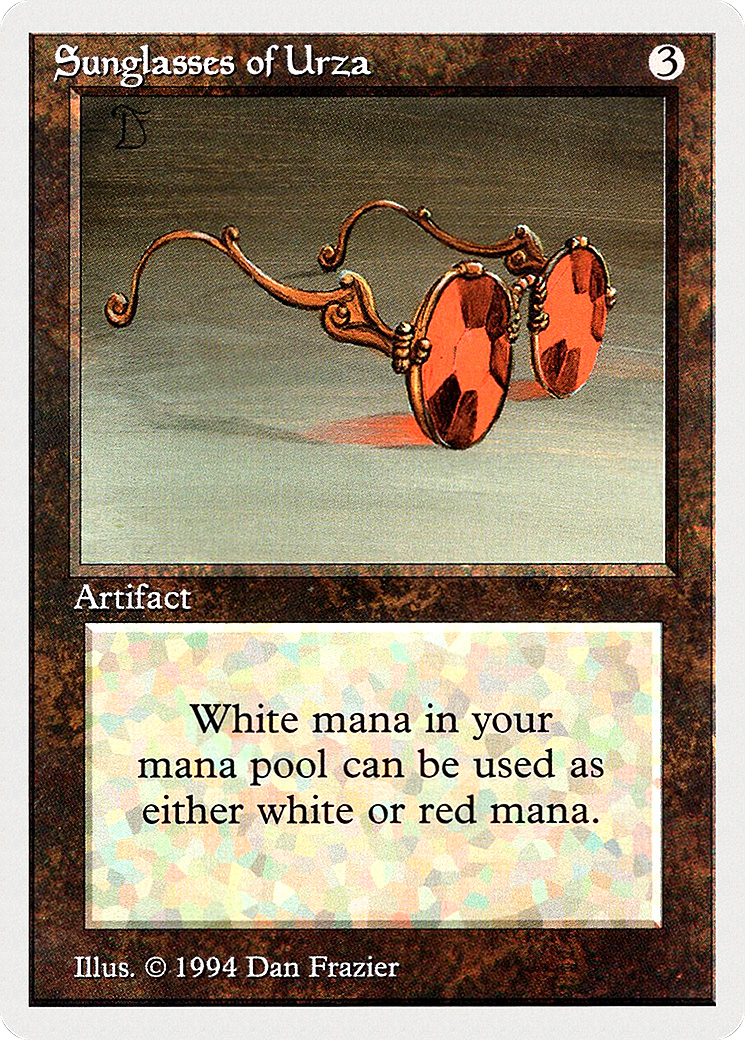Sunglasses of Urza (SUM-276) [Misc] Summer Magic / Edgar MTG Single Wizards of the Coast