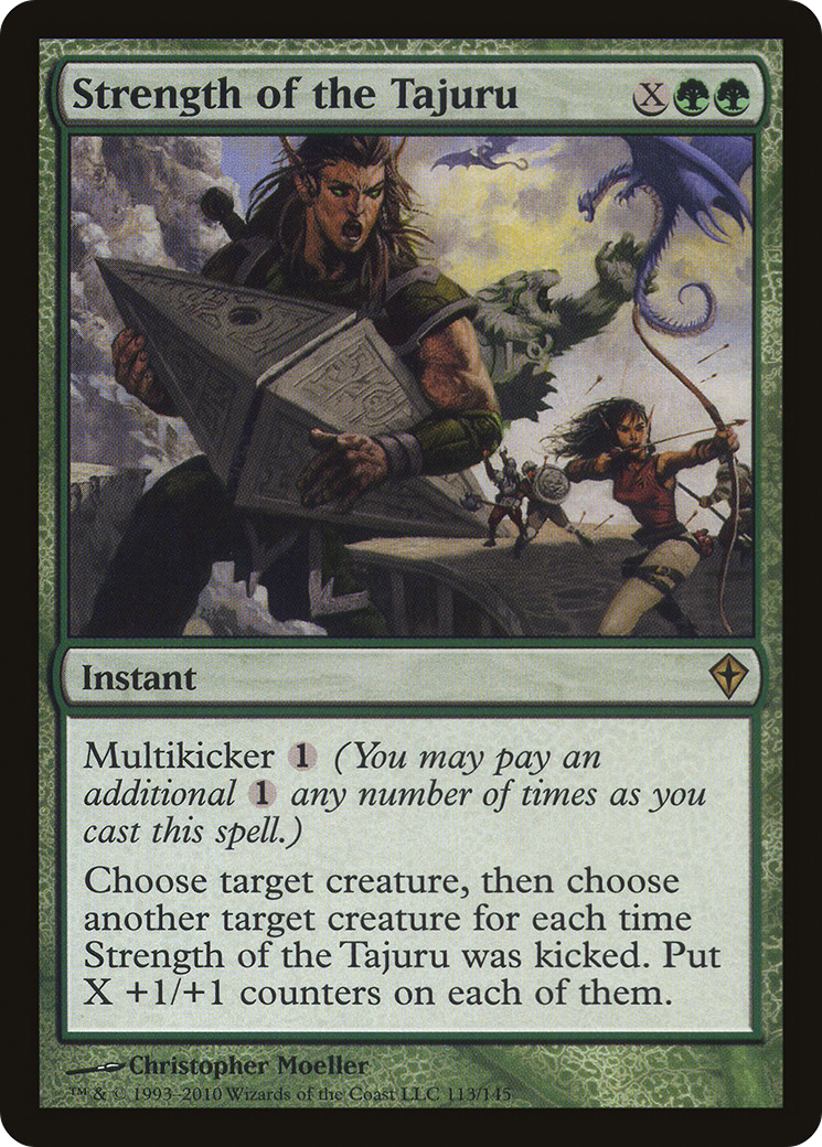 Strength of the Tajuru (WWK-113) [Worldwake] Foil MTG Single Wizards of the Coast