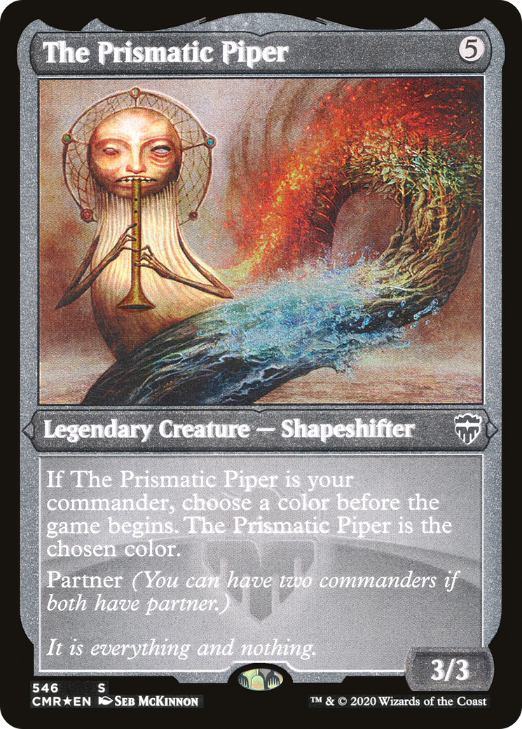 The Prismatic Piper (Foil Etched) (CMR-546) [Commander Legends] Etched Foil MTG Single Wizards of the Coast