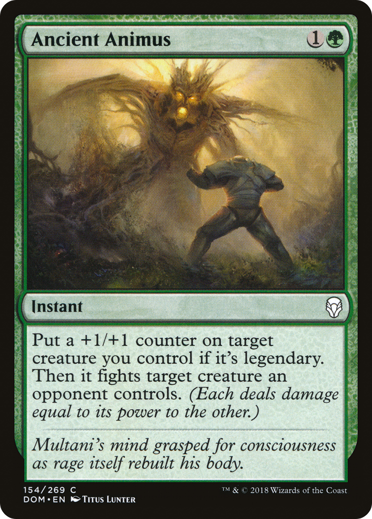 Ancient Animus (DOM-154) [Dominaria] Foil MTG Single Wizards of the Coast