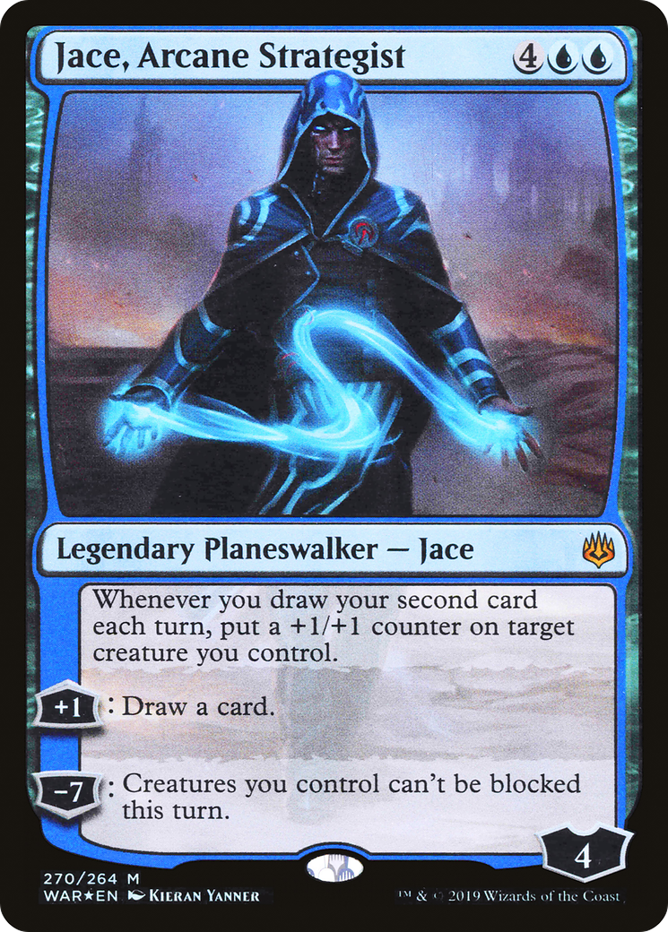 Jace, Arcane Strategist (WAR-270) [War of the Spark] Foil MTG Single Wizards of the Coast