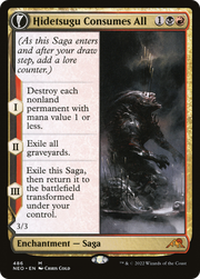 Hidetsugu Consumes All // Vessel of the All-Consuming (NEO-486) [Kamigawa: Neon Dynasty] (Extended Art) MTG Single Wizards of the Coast