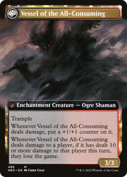 Hidetsugu Consumes All // Vessel of the All-Consuming (NEO-486) [Kamigawa: Neon Dynasty] (Extended Art) Foil MTG Single Wizards of the Coast