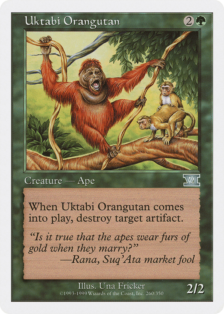 Uktabi Orangutan (6ED-260) [Classic Sixth Edition] MTG Single Wizards of the Coast