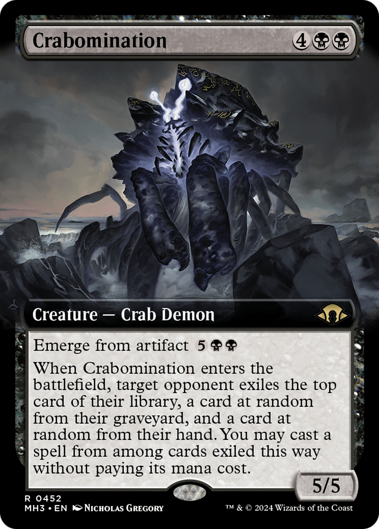 Crabomination (MH3-452) [Modern Horizons 3] (Extended Art) Foil MTG Single Wizards of the Coast