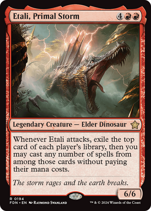 Etali, Primal Storm (FDN-194) [Foundations] MTG Single Wizards of the Coast