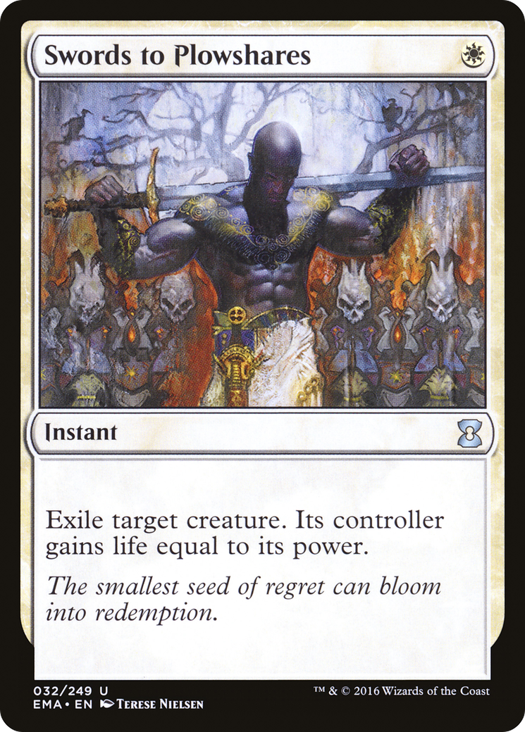Swords to Plowshares (EMA-032) [Eternal Masters] MTG Single Wizards of the Coast