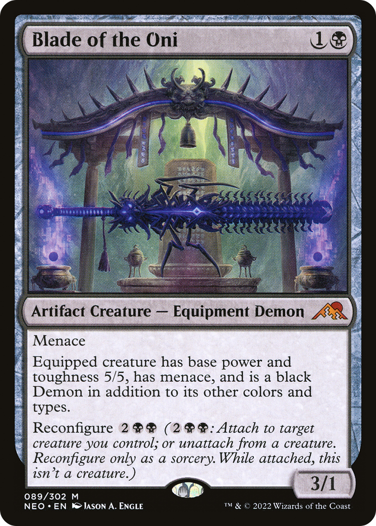 Blade of the Oni (NEO-089) [Kamigawa: Neon Dynasty] MTG Single Wizards of the Coast