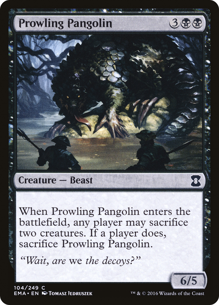 Prowling Pangolin (EMA-104) [Eternal Masters] MTG Single Wizards of the Coast