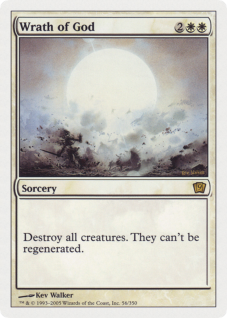 Wrath of God (9ED-056) [9th Edition] MTG Single Wizards of the Coast