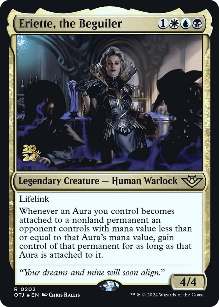 Eriette, the Beguiler (PRE-202) [Outlaws of Thunder Junction Promos] Foil MTG Single Wizards of the Coast