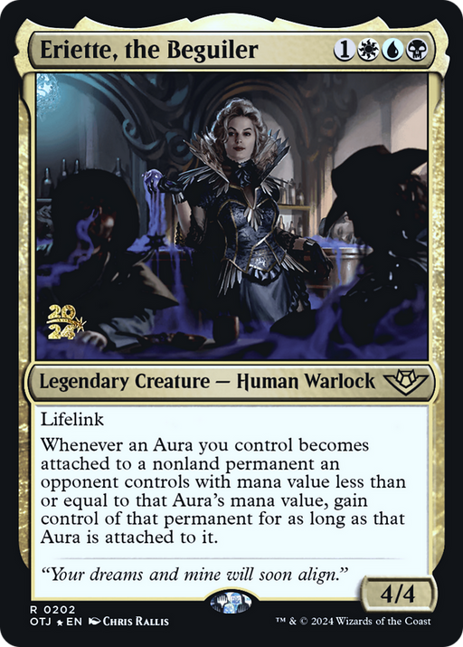 Eriette, the Beguiler (PRE-202) [Outlaws of Thunder Junction Promos] Foil MTG Single Wizards of the Coast
