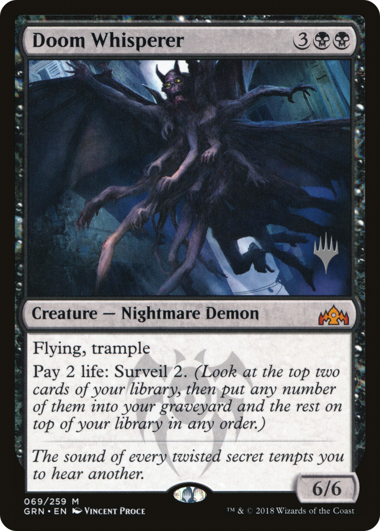 Doom Whisperer (PPM20-069) [Guilds of Ravnica Promos] Foil MTG Single Wizards of the Coast