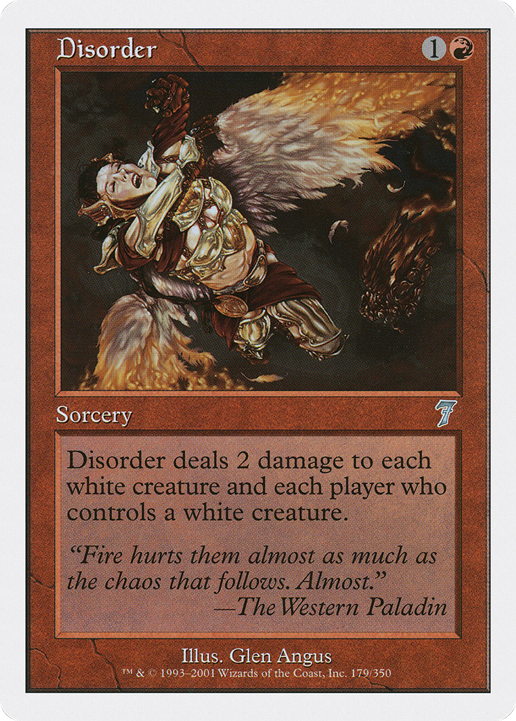 Disorder (7ED-179) [7th Edition] MTG Single Wizards of the Coast