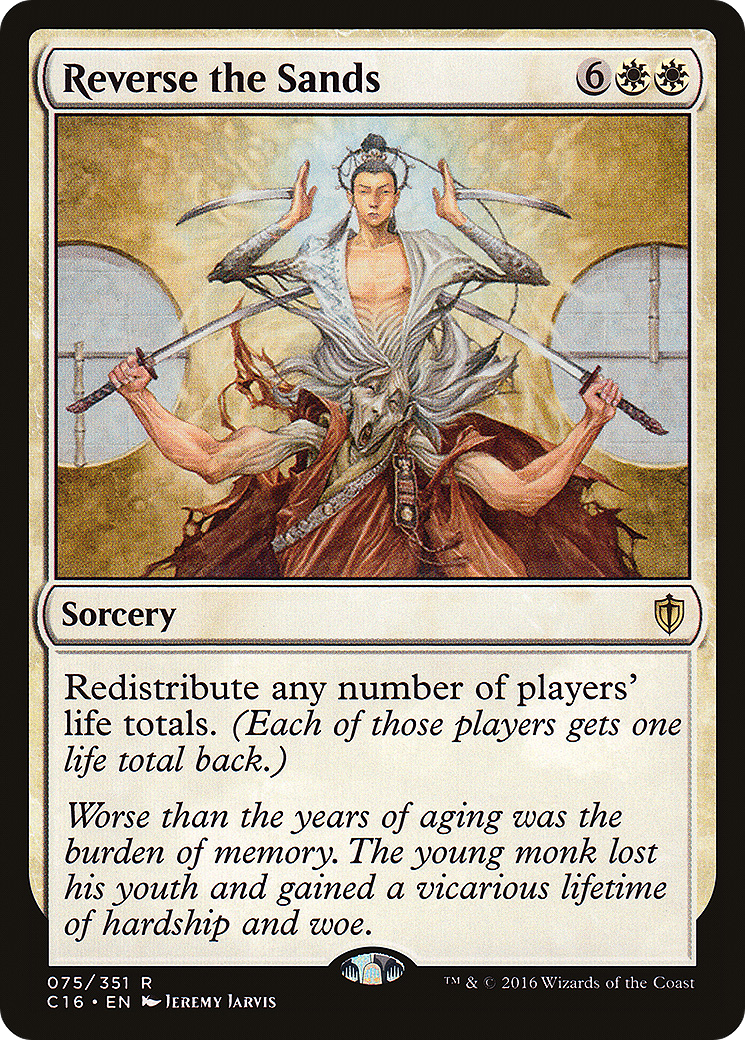 Reverse the Sands (C16-075) [Commander 2016] MTG Single Wizards of the Coast