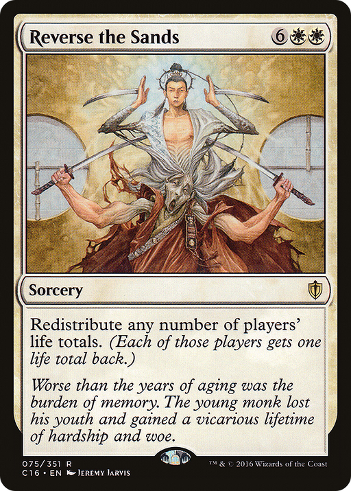 Reverse the Sands (C16-075) [Commander 2016] MTG Single Wizards of the Coast