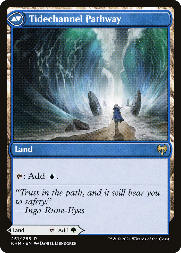 Barkchannel Pathway (KHM-251) [Kaldheim] Foil MTG Single Wizards of the Coast