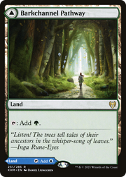 Barkchannel Pathway (KHM-251) [Kaldheim] Foil MTG Single Wizards of the Coast