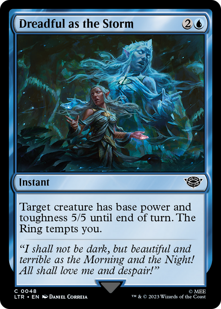 Dreadful as the Storm (LTR-048) [The Lord of the Rings: Tales of Middle-earth] MTG Single Wizards of the Coast