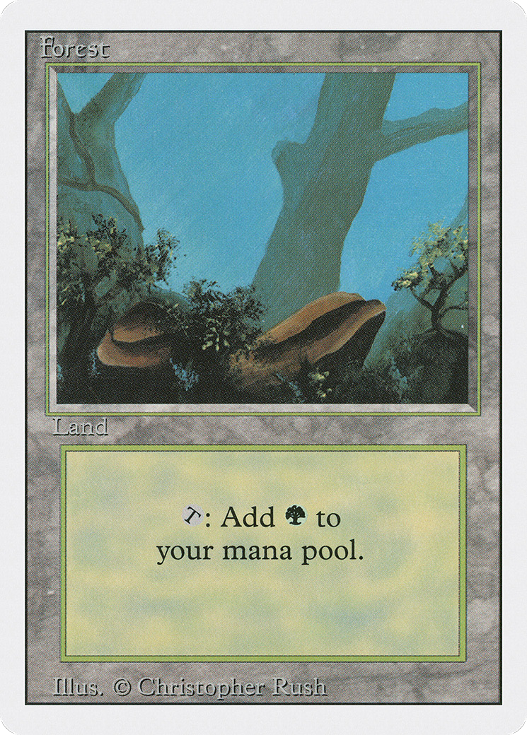 Forest (3ED-304) [Revised Edition] MTG Single Wizards of the Coast