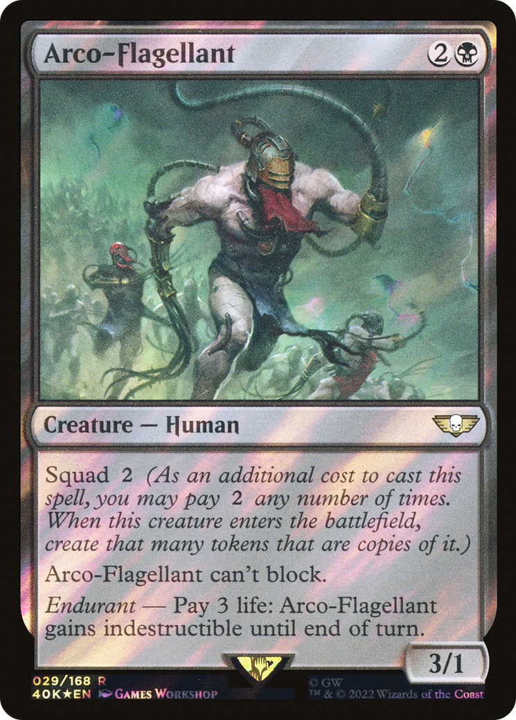 Arco-Flagellant (40K-29★) [Warhammer 40,000 Commander] Foil MTG Single Wizards of the Coast