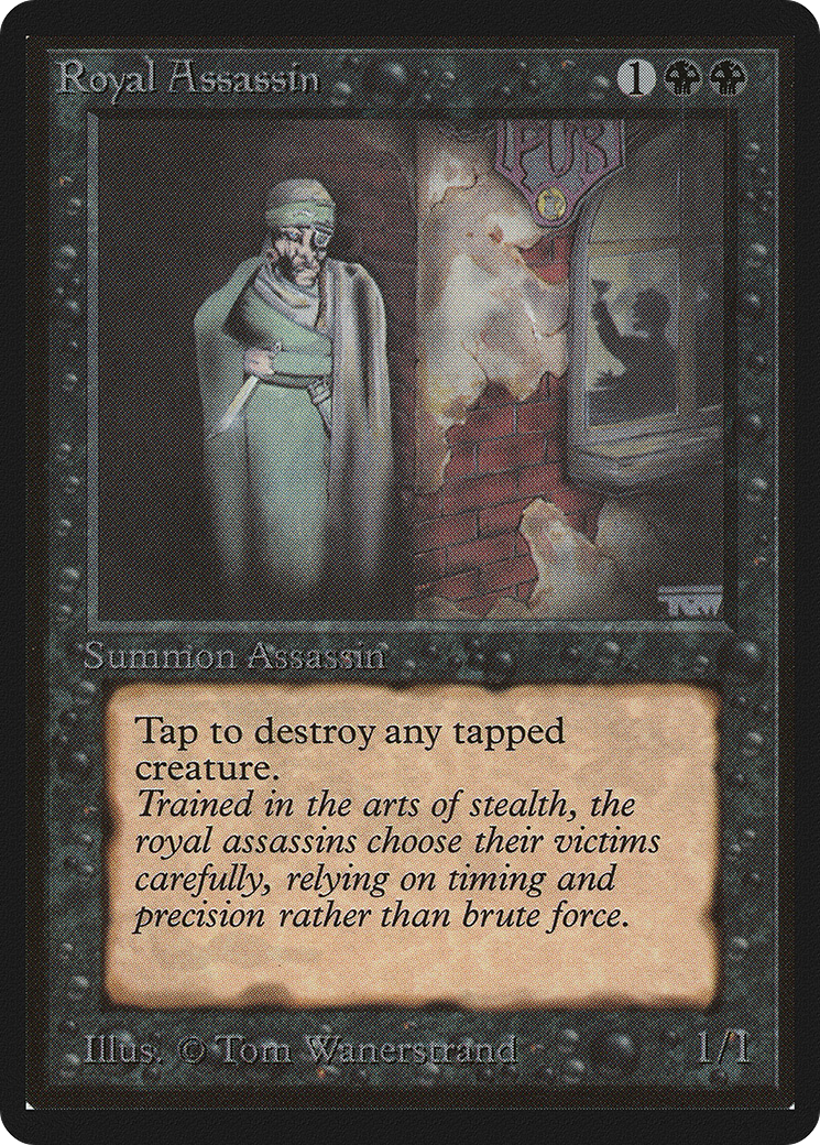 Royal Assassin (LEB-) [Oldschool] Limited Edition Beta MTG Single Wizards of the Coast