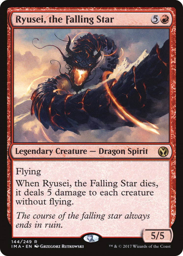Ryusei, the Falling Star (IMA-144) [Iconic Masters] MTG Single Wizards of the Coast