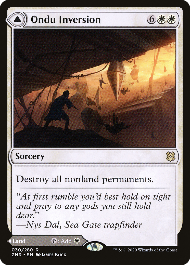 Ondu Inversion (ZNR-030) [Zendikar Rising] MTG Single Wizards of the Coast
