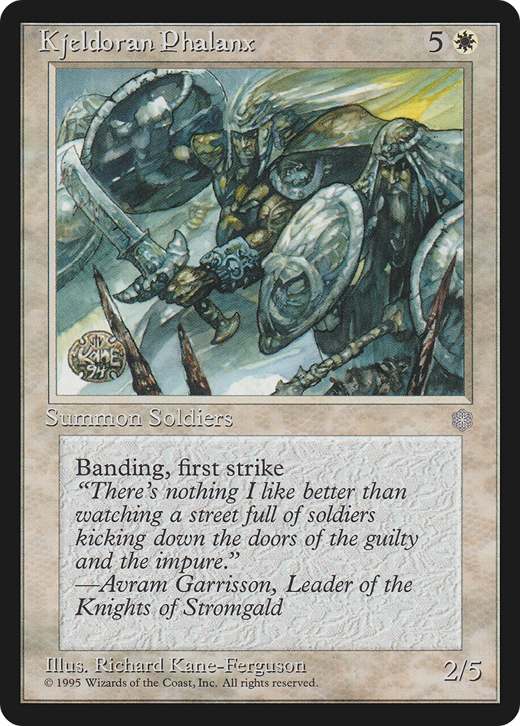 Kjeldoran Phalanx (ICE-037) [Ice Age] MTG Single Wizards of the Coast