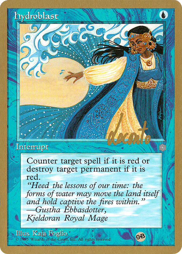 Hydroblast - 1996 Michael Loconto (ICE) (SB) (WCD-) [Misc] Pro Tour Collector Set MTG Single Wizards of the Coast