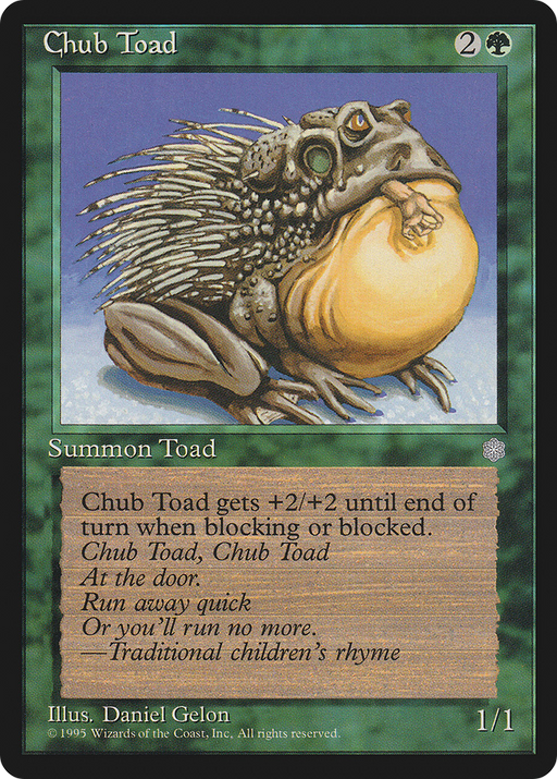 Chub Toad (ICE-229) [Ice Age] MTG Single Wizards of the Coast