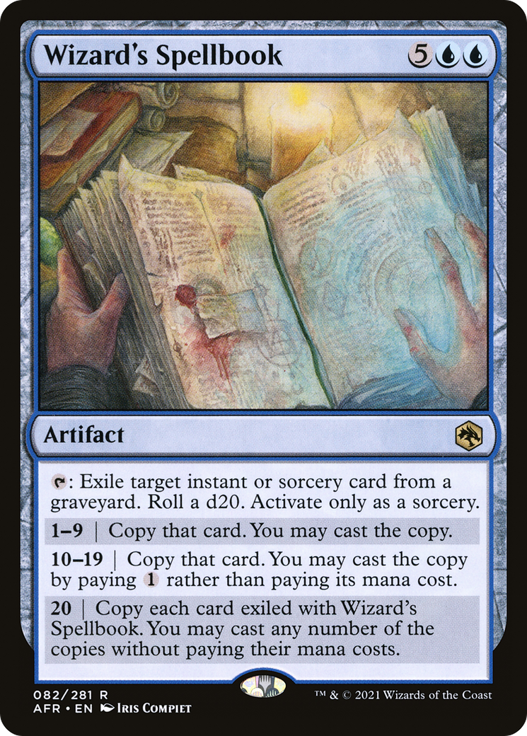 Wizard's Spellbook (AFR-082) [Adventures in the Forgotten Realms] MTG Single Wizards of the Coast