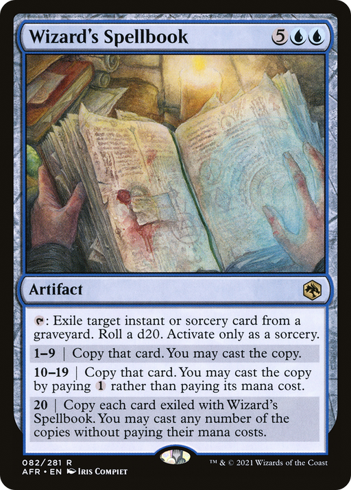 Wizard's Spellbook (AFR-082) [Adventures in the Forgotten Realms] Foil MTG Single Wizards of the Coast