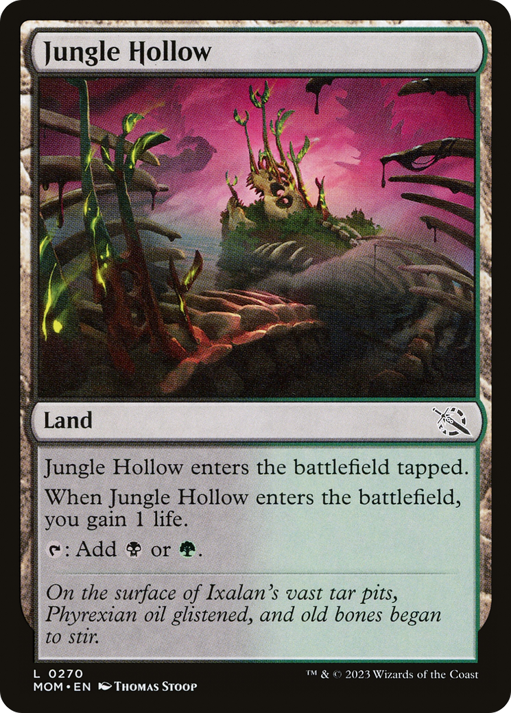 Jungle Hollow (MOM-270) [March of the Machine] Foil MTG Single Wizards of the Coast