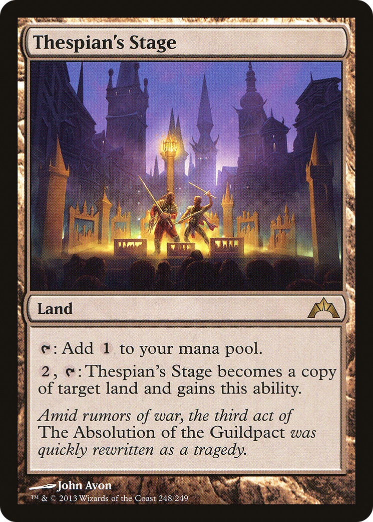 Thespian's Stage (GTC-248) [Gatecrash] MTG Single Wizards of the Coast