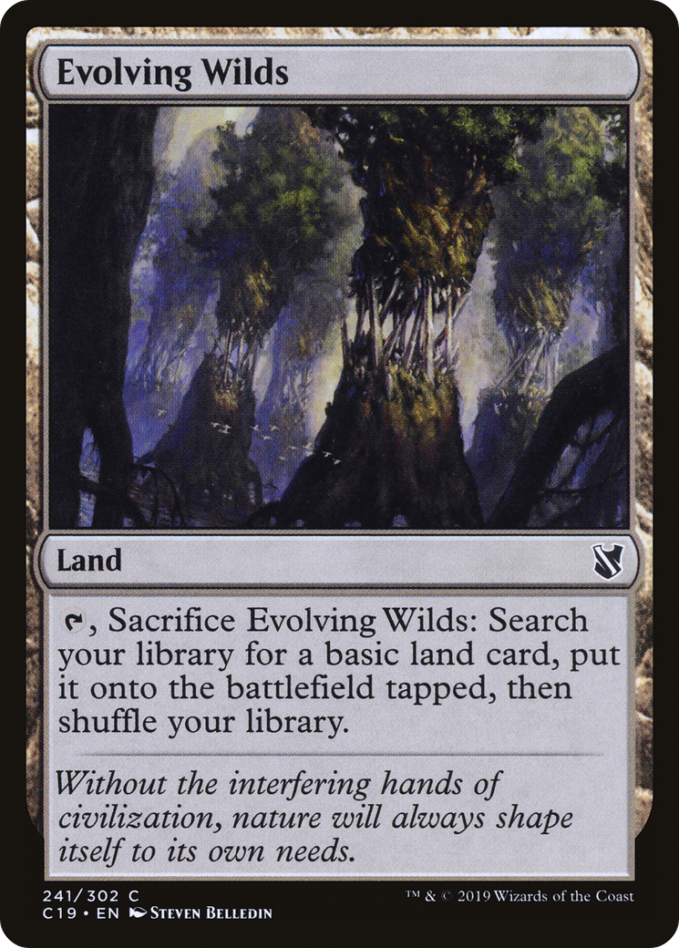 Evolving Wilds (C19-241) [Commander 2019] MTG Single Wizards of the Coast