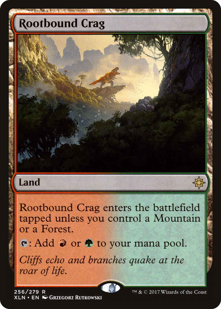 Rootbound Crag (XLN-256) [Ixalan] MTG Single Wizards of the Coast